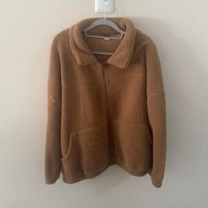 teddy bear style zip-up